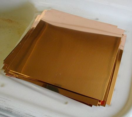1.5 মিমি পুরু কপার মেটাল প্লেট C11000 C26800 C67400 উপাদান